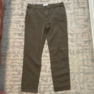 CURRENT/ELLIOTT - THE CONFIDANT PANT IN 0 CLEAN ARMY GREEN Size 27
